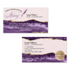 Mobile Notary & Loan Signing Agent Purple Gold