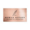 Mobile Notary Quill Rose Gold Brushed Metal