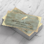 Mobile Notary Signing Agent Vintage Gold Quill Business Card<br><div class="desc">Mobile Notary Public Signing Agent Vintage Gold Quill Logo Business Card.</div>
