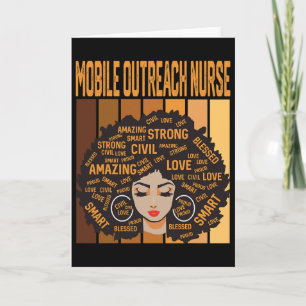 Mobile Outreach Nurse Powerful Black History Month Card