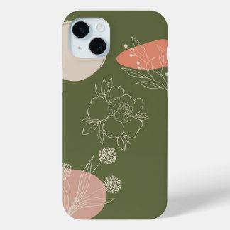 mobile phone boho-style iPhone 15 mini case