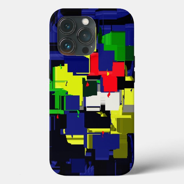 Mobile phone case with abstract design. (Back)