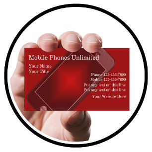 Mobile Phones Business Cards