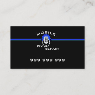 Mobile repair elegant  business card