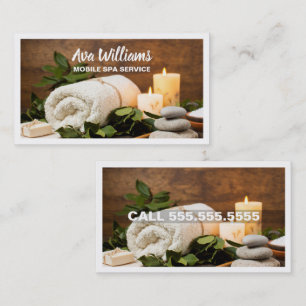 Mobile Spa Aromatherapy Business Card