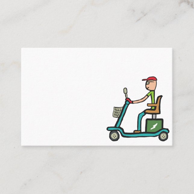 Mobility Scooter Business Card (Front)