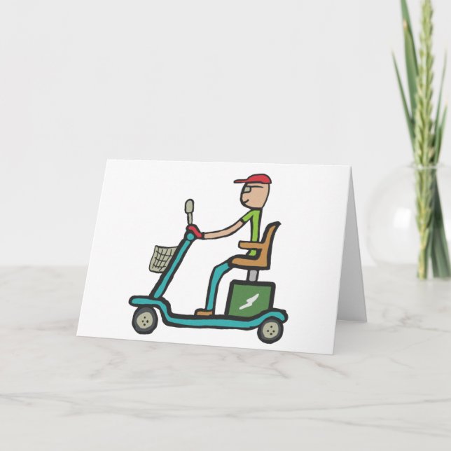 Mobility Scooter Card (Front)