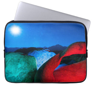 Mobius Arch & Rocks Alabama Hills, California Laptop Sleeve