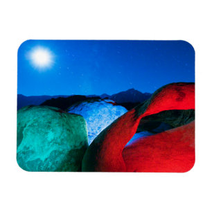 Mobius Arch & Rocks Alabama Hills, California Magnet