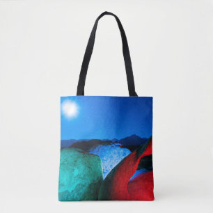 Mobius Arch & Rocks Alabama Hills, California Tote Bag