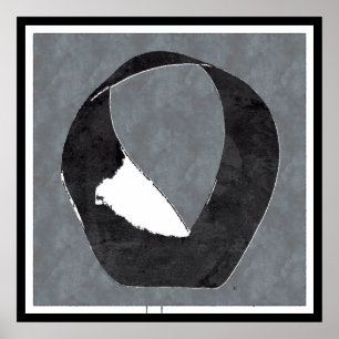 Mobius Strip Zen Enso Poster