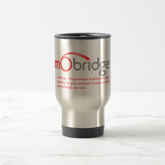 mObridge promotional travel mug (Center)