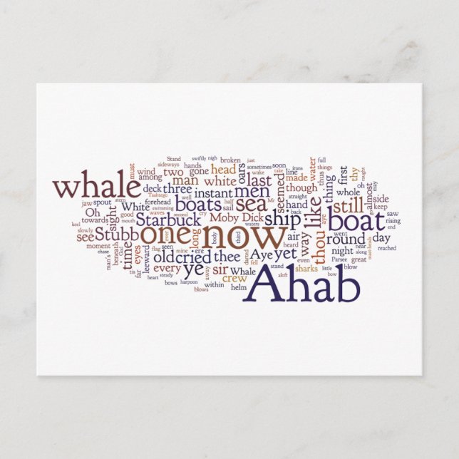 Moby Dick last chapters graduation postcard (Front)
