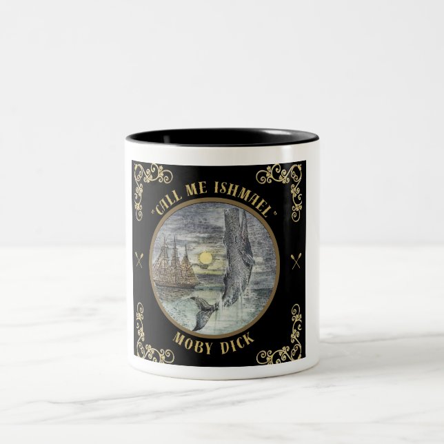 Moby Dick Quote Mug (Center)