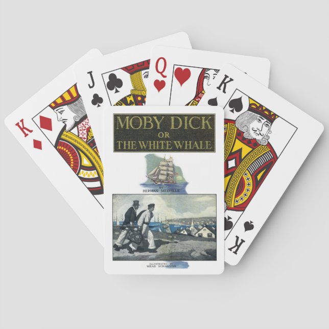 Moby Dick The Great White Whale Playing Cards (Back)