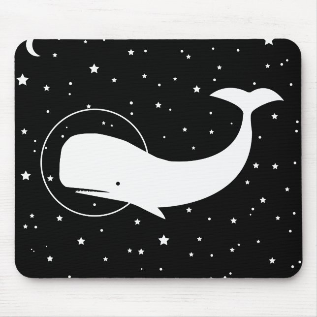 Moby in Space Mouse Pad (Front)