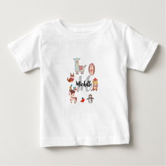 Mocapim Animal Christmas Baby Tshirt