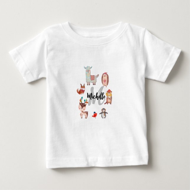 Mocapim Animal Christmas Baby Tshirt (Front)