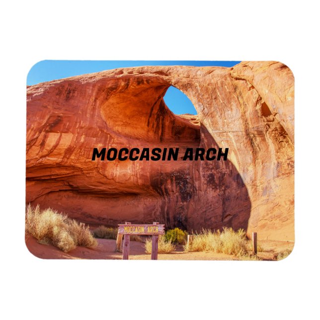 Moccasin Arch Magnet (Horizontal)