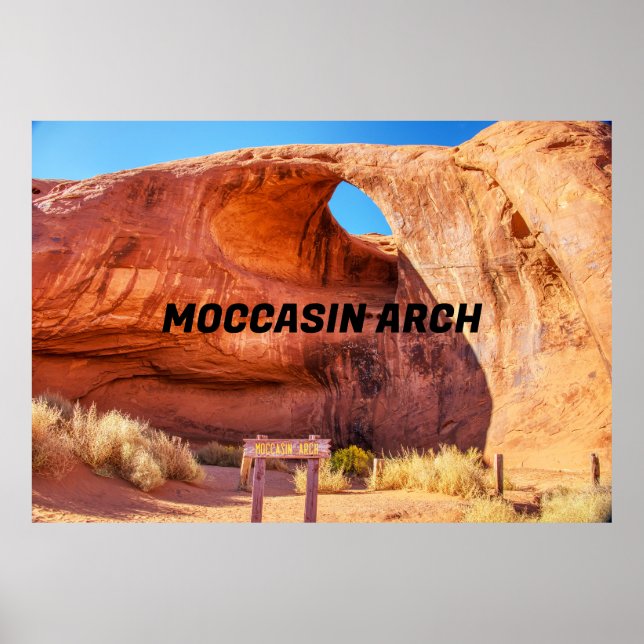 Moccasin Arch Poster (Front)