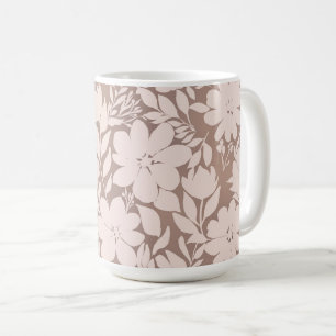 Mocha Blossom Elegance Coffee Mug