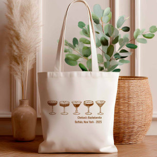 Mocha Bridesmaid Espresso Martini Bachelorette Tote Bag