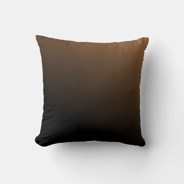 Mocha Brown Gradient Cushion (Front)