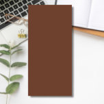 Mocha Brown Solid Colour | Classic | Elegant Magnetic Notepad<br><div class="desc">Mocha Brown Solid Colour | Brown Shades | Classic | Elegant | Trendy | Stylish | Professional Design</div>