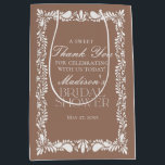 Mocha Brown Talavera Fiesta Bridal Shower Favour Medium Gift Bag<br><div class="desc">Everyone loves a fiesta! This collection is a stunning blend of elegance and cultural heritage, inspired by the traditional Mexican Talavera tile patterns. The earthy mocha brown Terracotta floral border exudes sophistication and a touch of festive charm, making it perfect for your Spanish or Mexican inspired celebration. Whether you're hosting...</div>
