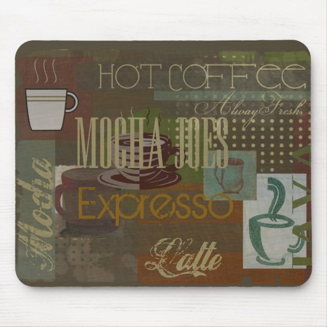 Mocha Joes Cafe Sign Mouse Pad (Front)
