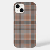 Mocha mousse and grey chequered