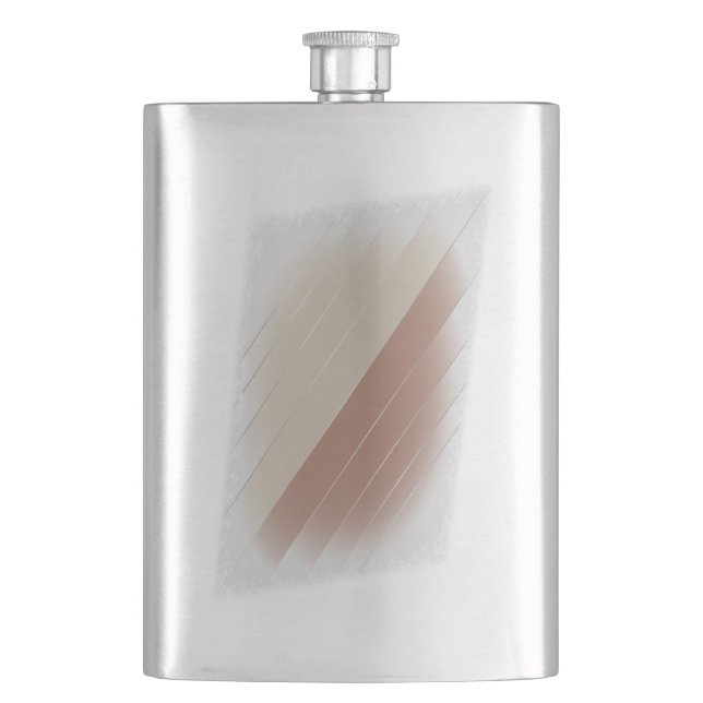 Mocha Mousse Hip Flask (Front)