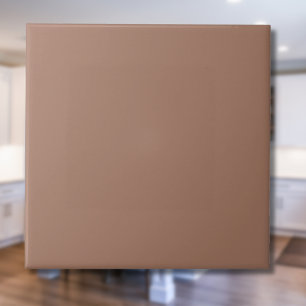 Mocha Mousse Trendy Elegant Solid Colour  Ceramic Tile
