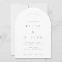 Mocha Mousse & White Boho Arch Modern Wedding