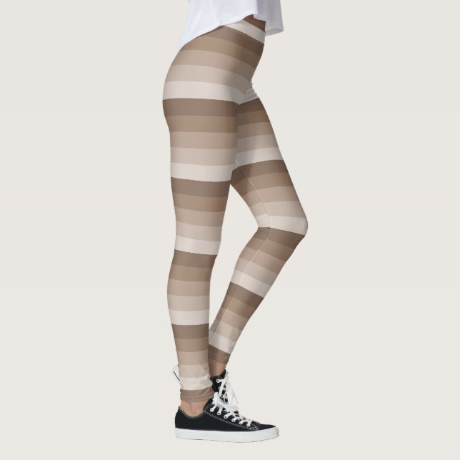 Mocha Stripes  Leggings (Right)