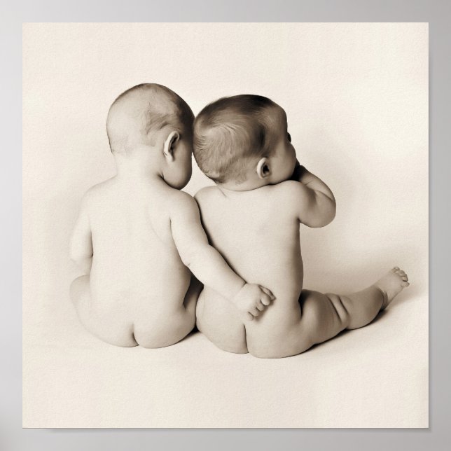 Mocha Twin Baby Bottoms Poster (Front)