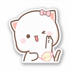mochi cat peach and goma