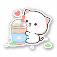 mochi cat peach and goma