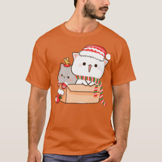 Mochi Mochi Peach Cat Peach and Goma Christmas  T-Shirt