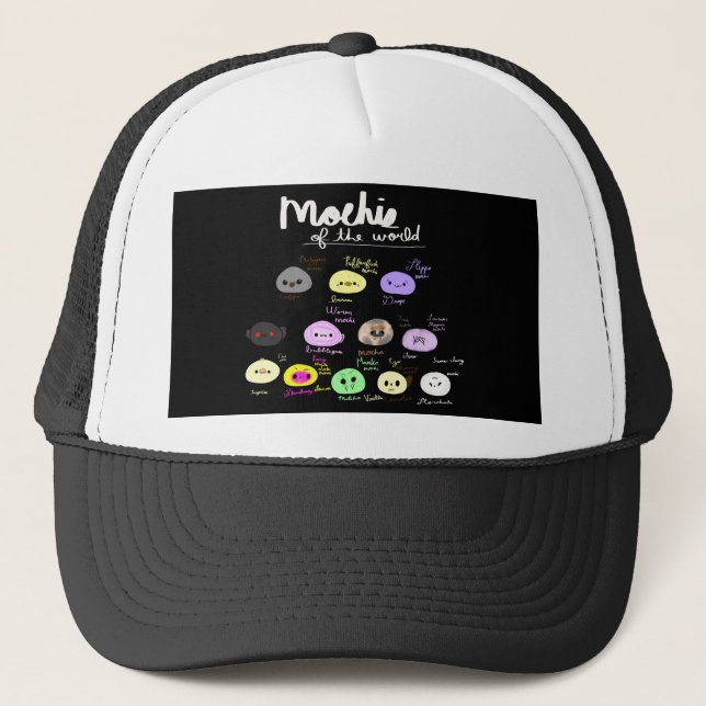 Mochis of the World Cute Funny Trucker Hat (Front)