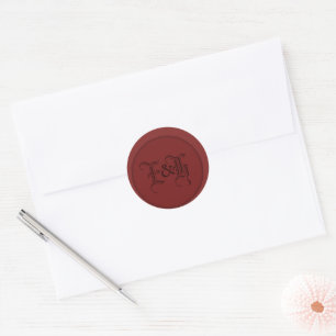 Mock Up Mediaeval Wax Seal Monogram