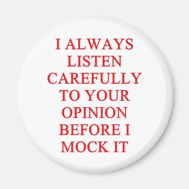 MOCK you insult Magnet (Front)