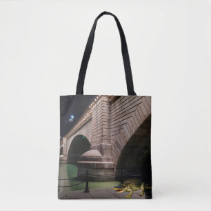 Mocked up Alligator by the London Bridge Tote Bag