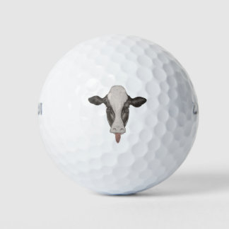 Mocking Cow Face Golf Balls