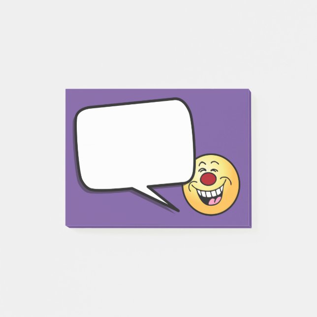 Mocking Face Grumpey Post-it Notes (Front)