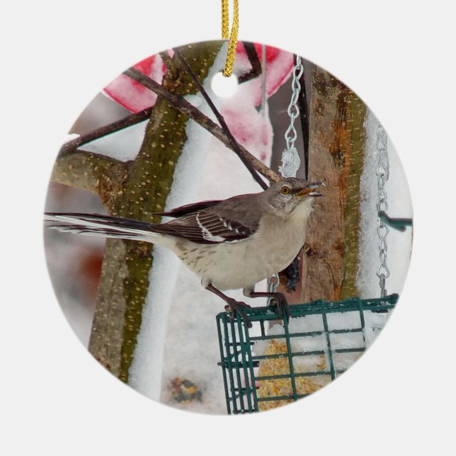 Mockingbird Christmas Ornament (Front)