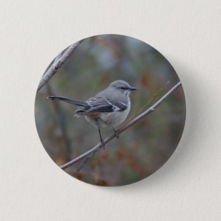 Mockingbird Ornithology 6 Cm Round Badge