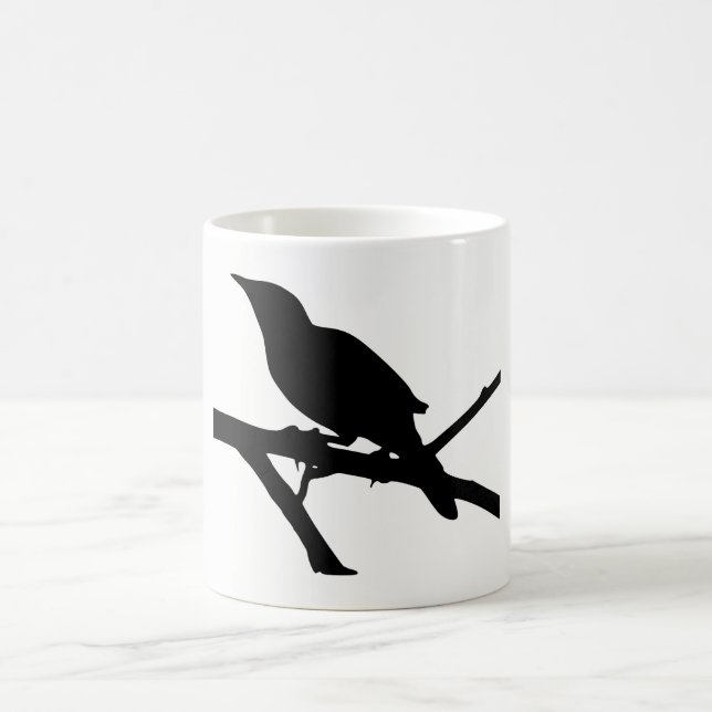 Mockingbird Silhouette Coffee Mug (Center)