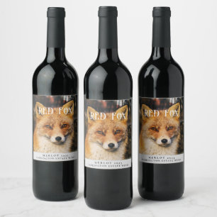 Mockup Red Fox Custom Wine Labels