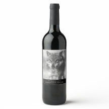 Mockup Wolf Custom Wine Labels